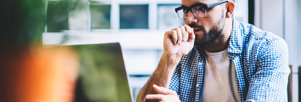 man considering monthly auto payments