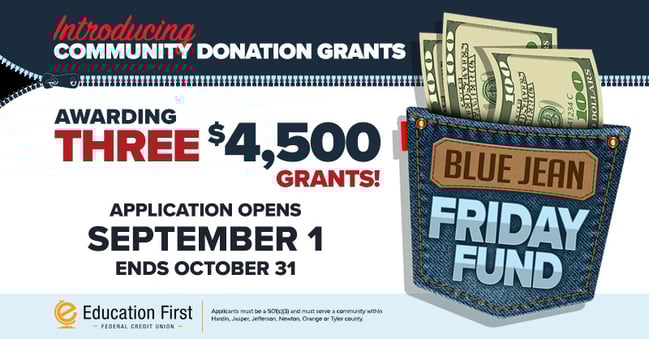 Blue Jean Friday Fund | Texas Credit Union | Education First FCU