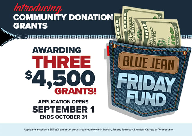 Blue Jean Fridays Fund Community Donation Grants