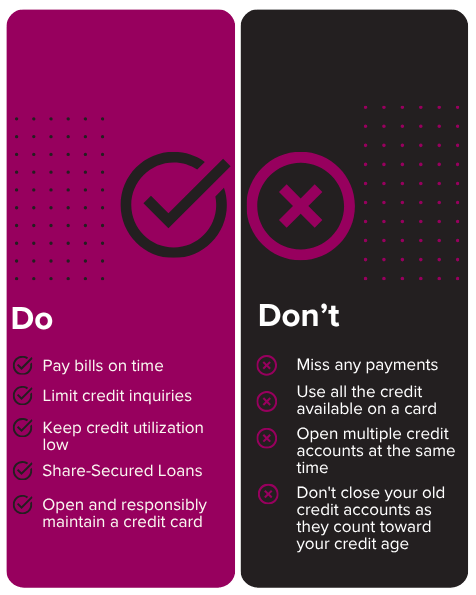 Dos and Donts Credit Score Pillar Page Graphic-1