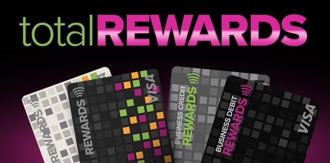 graphic of totalREWARDS debit and credit cards