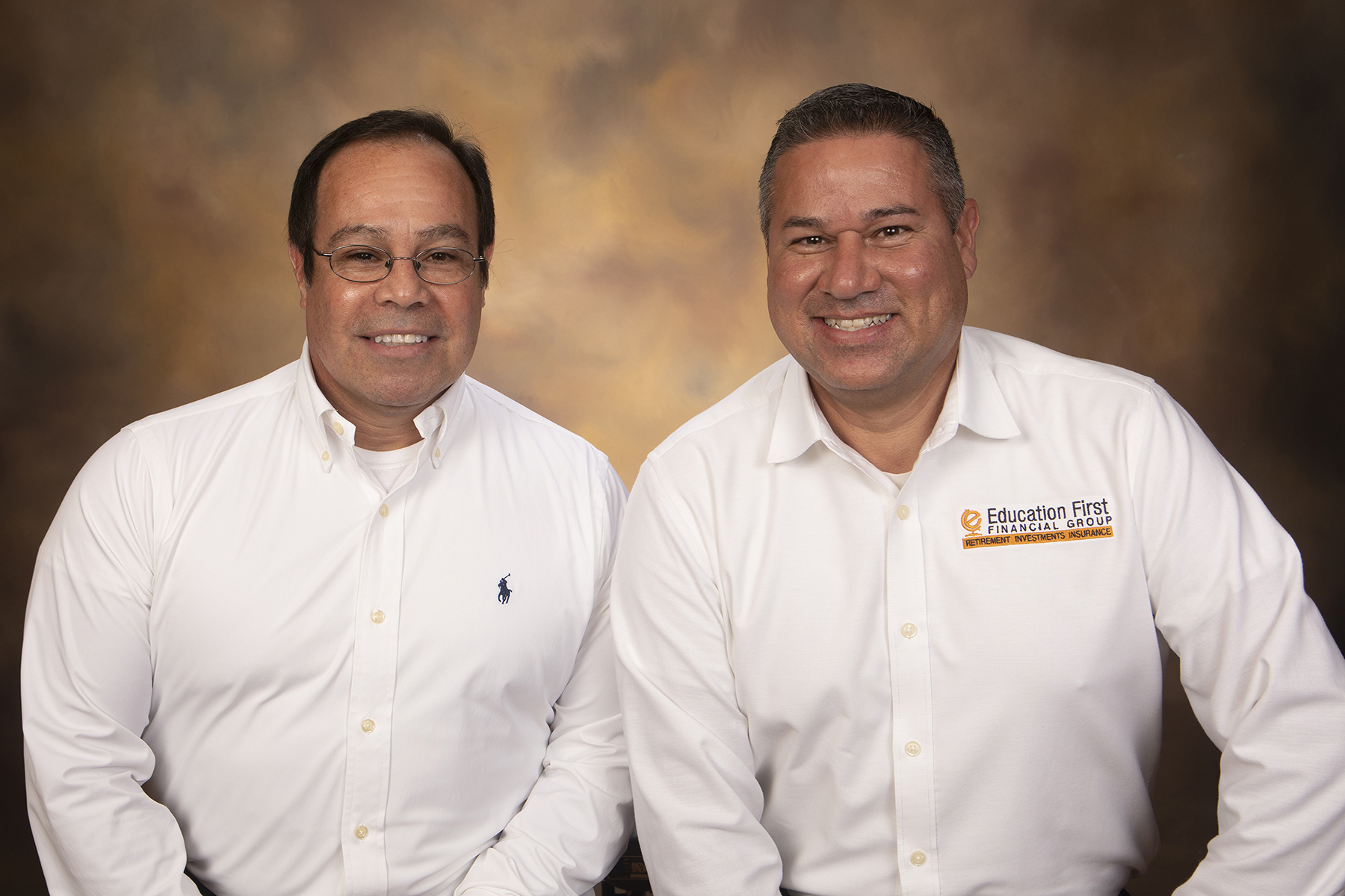 Art Perez and Sal Guerrero, advisors at Education First Financial Group